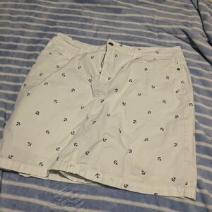 Croft & Barrow women's anchor skirt